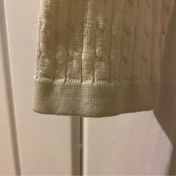 Norm Thompson y2k silk/cotton cardigan sweater-small EUC - Picture 2 of 8